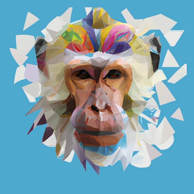 Abstract Pride and Power Monkey