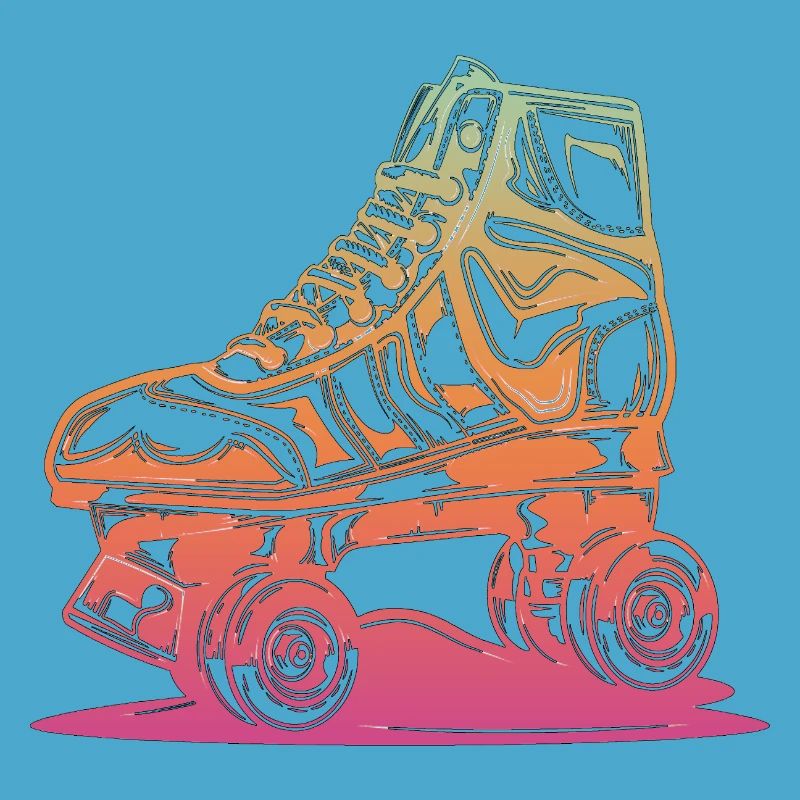 rollerblades patins rollers rollerskates retro