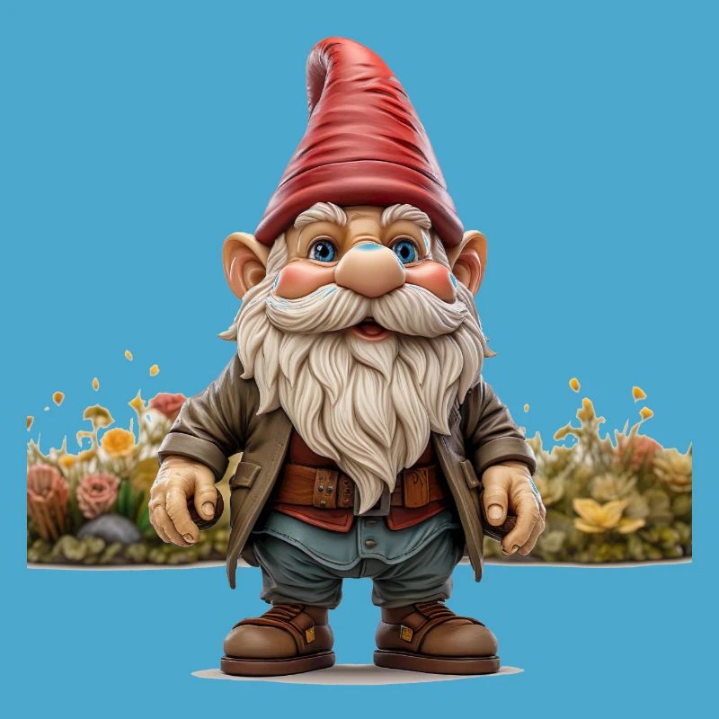 Humor im Garten mit dem Gartenzwerg