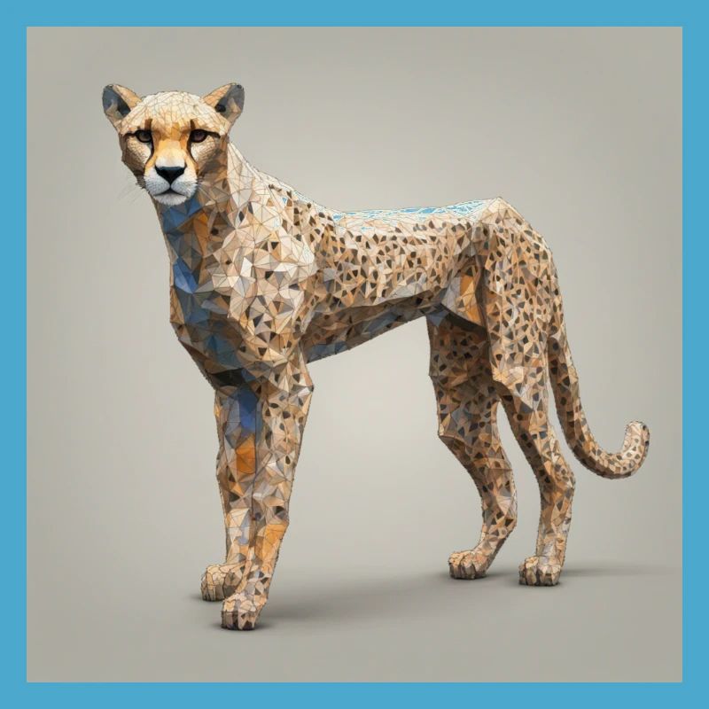 Low Poly Gepard