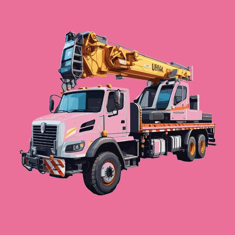 Crane / construction site / winch / crane system