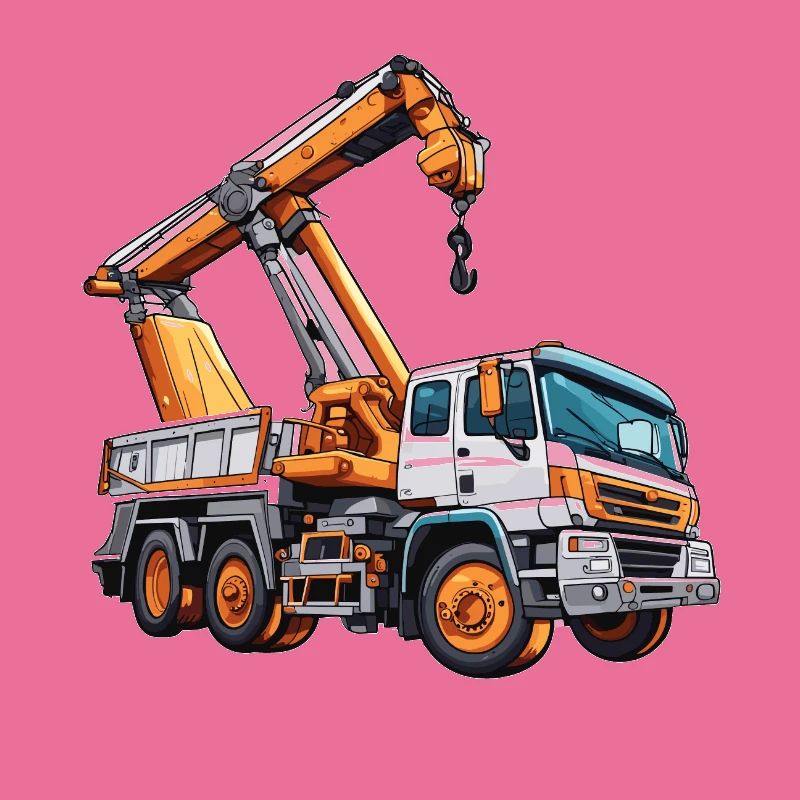 Crane / construction site / winch / crane system