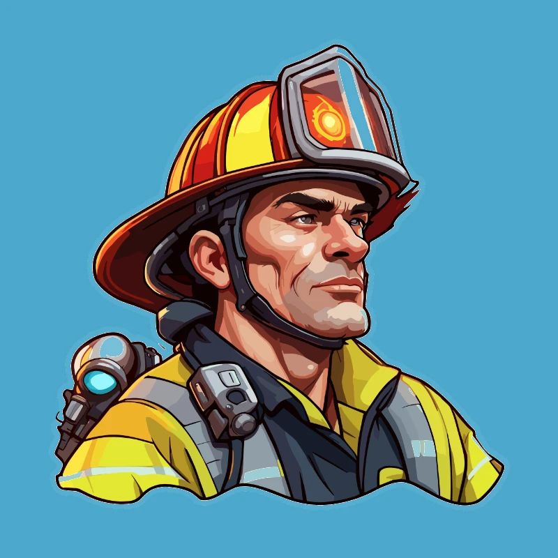 Firefighter / Fire / Fire / Extinguish / Hero