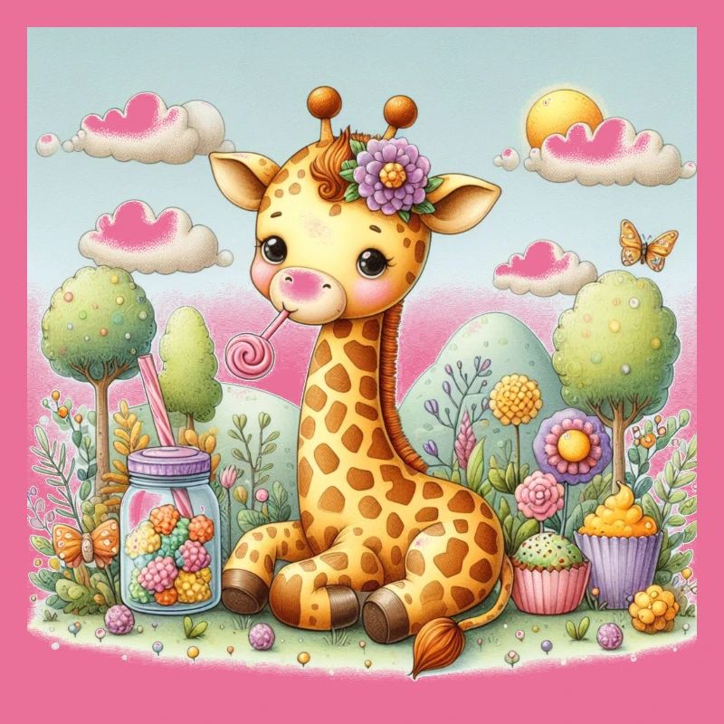 Giraffe Snacking