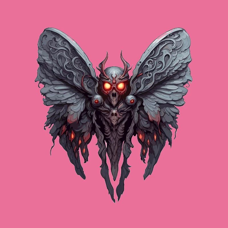 Mothman / Moth / Insect / Mythical Creature / Flutter