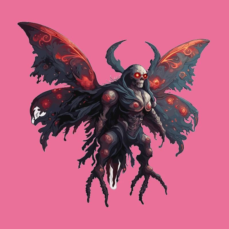 Mothman / Moth / Insect / Mythical Creature / Flutter