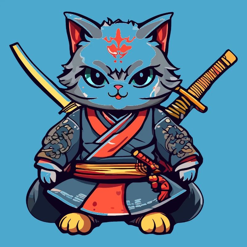Samurai Cat #40