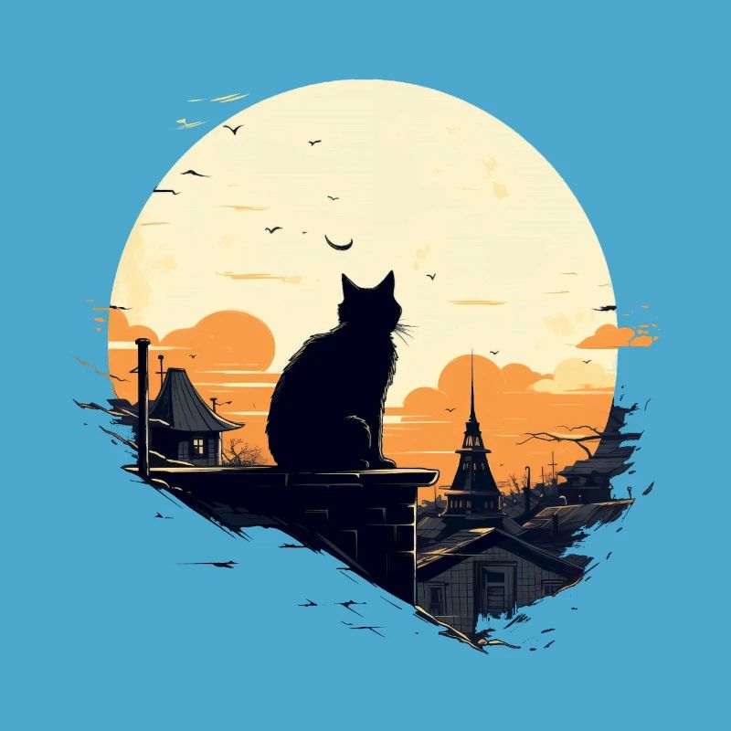 Chat solitaire
