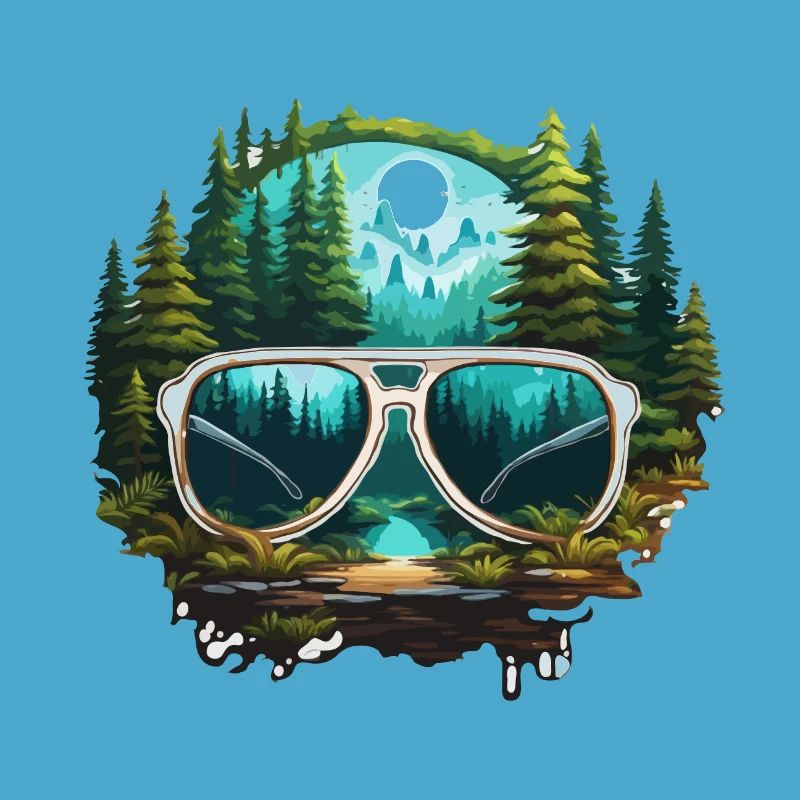 Lunettes de soleil / Reflection / Forest / Reflection