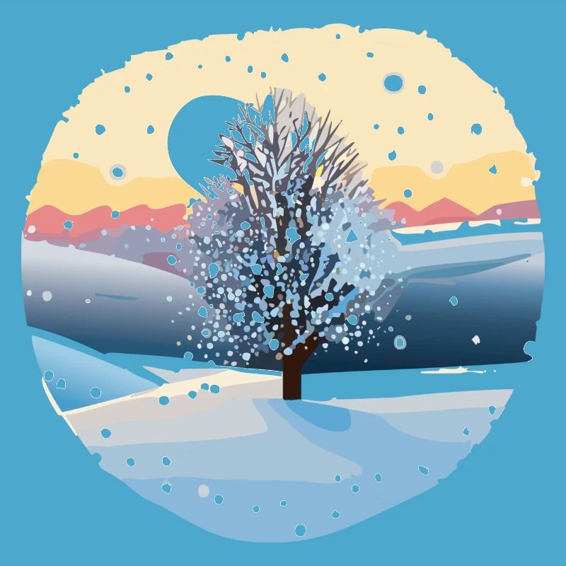Winter Magic: Snow Magic Tree