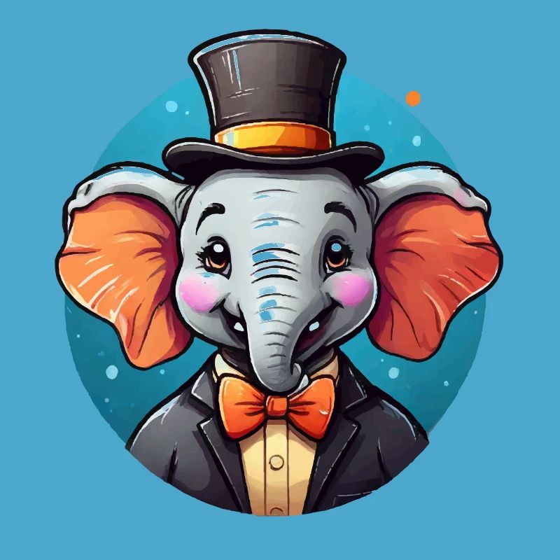 Éléphant comique drôle