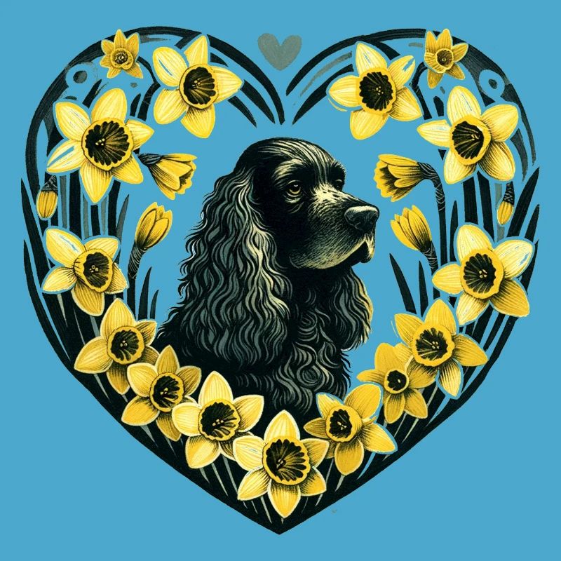 Schwarzer Cocker Spaniel