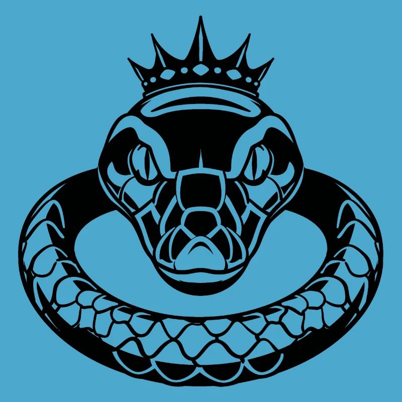 Eleganz der königlichen Python