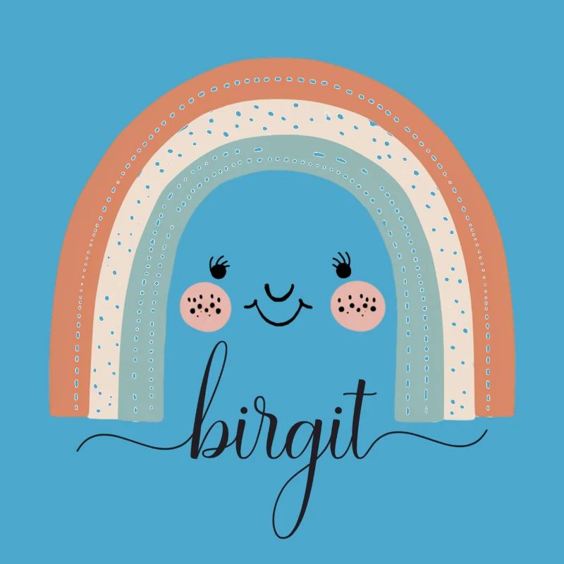 Birgit! Rainbow, customizable