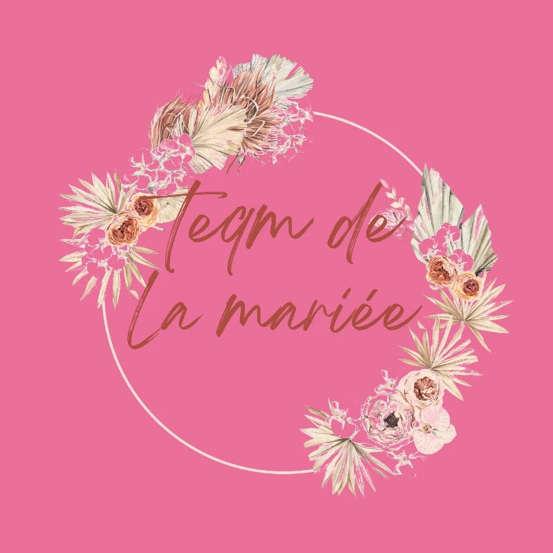 Brautteam Krone Boho Blumen