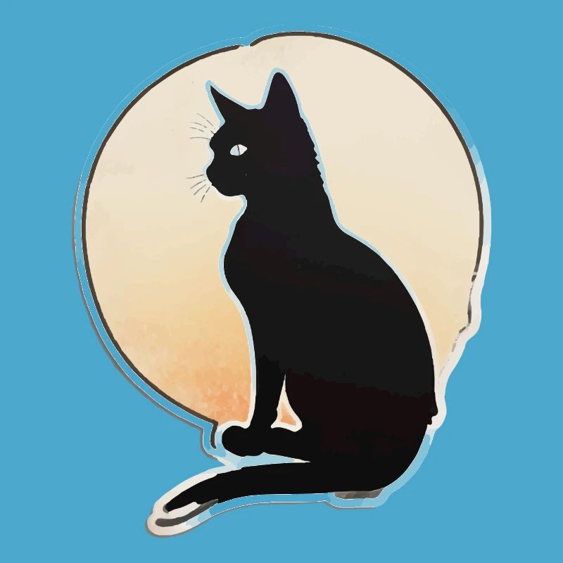 Silhouette de chat