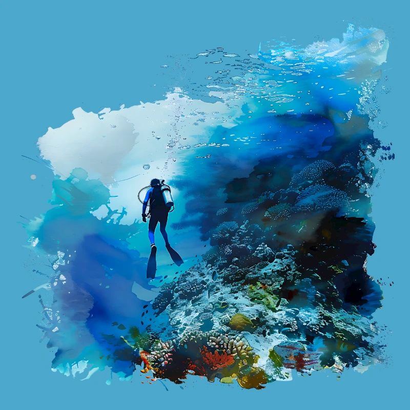 Weightless gliding while diving