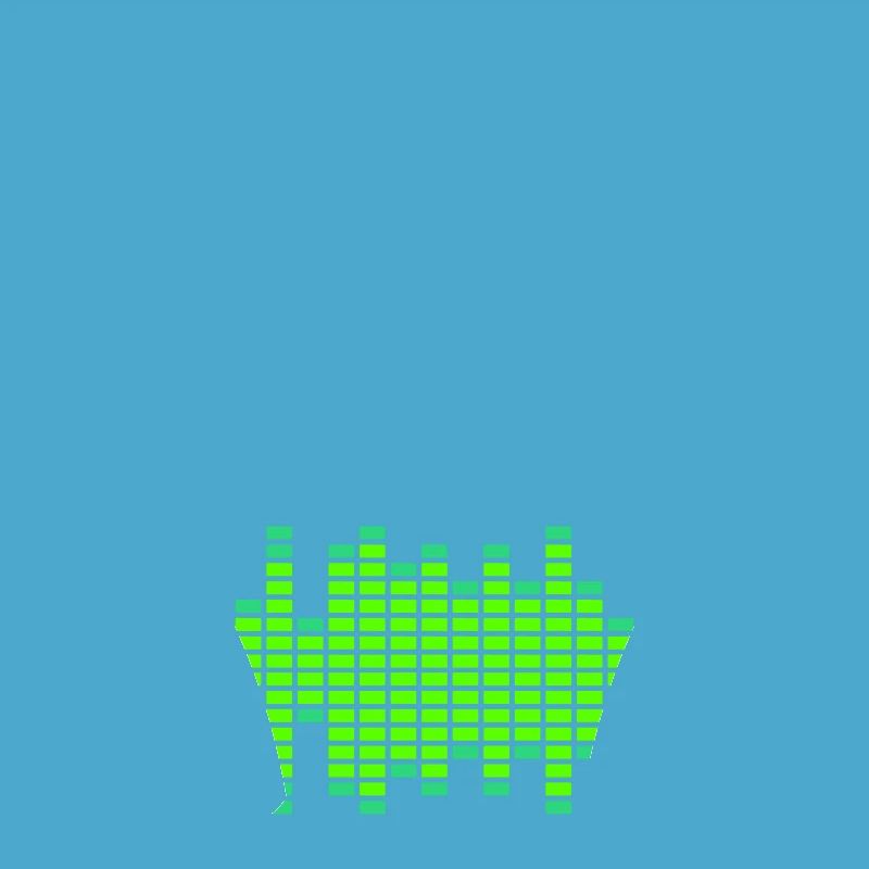 Casque Techno Music Party Equalizer Waves Logo