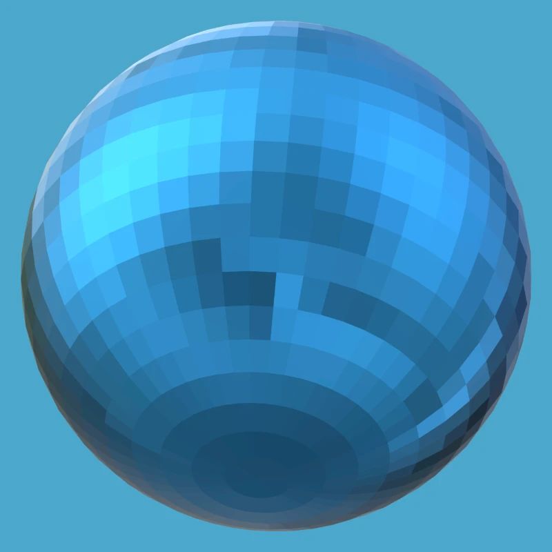 Sphère bleue
