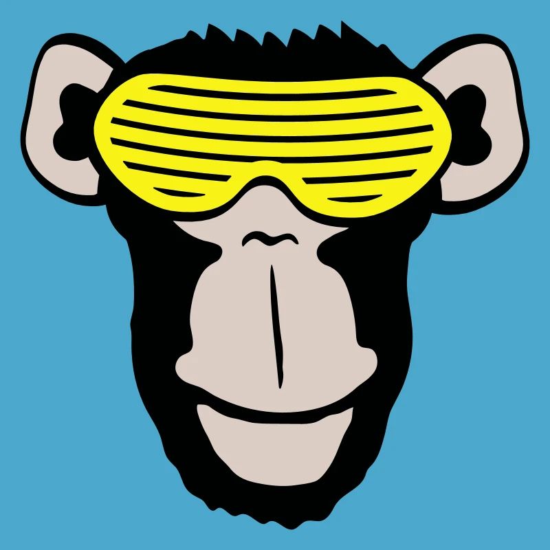 Lunettes de soleil funky Gorilla Cool Party Monkey Fun