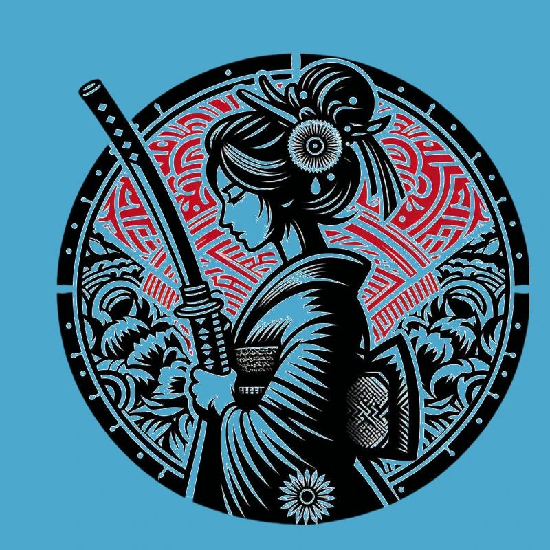 Samurai-Mädchen