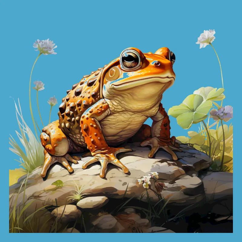 Toad in lurking position
