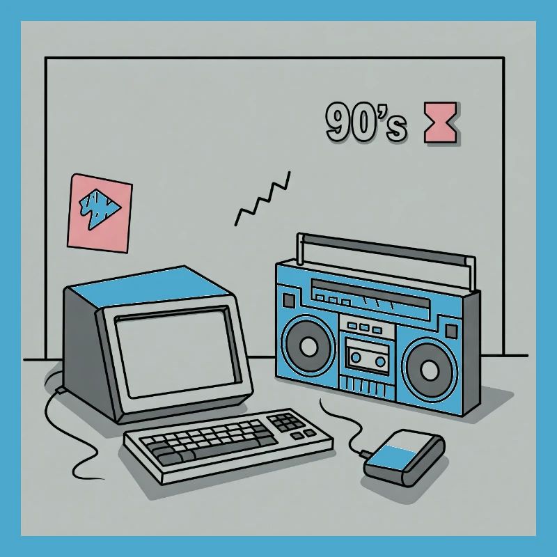 90s cult objects : Walkman, computer and Co.