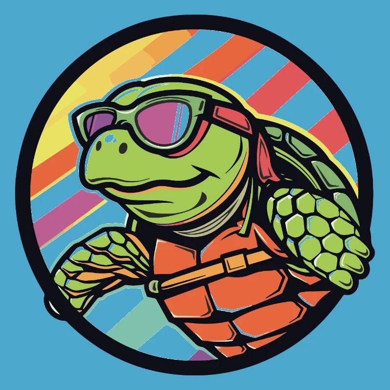 Turtle Comic Cool