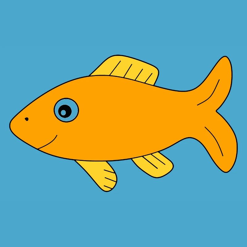 yellow fish comic fish
