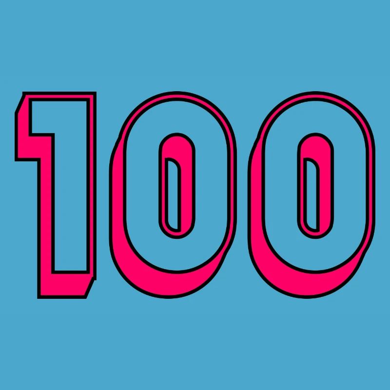 100. 100 YEARS. 100th ANNIVERSARY. BIRTHDAY 100