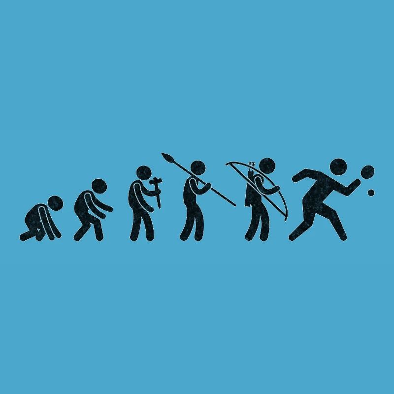 Evolution Tennis de Table Noir Grunge