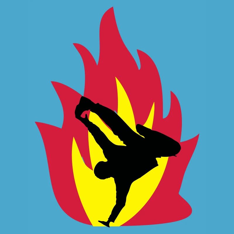 Breakdancer dans le feu