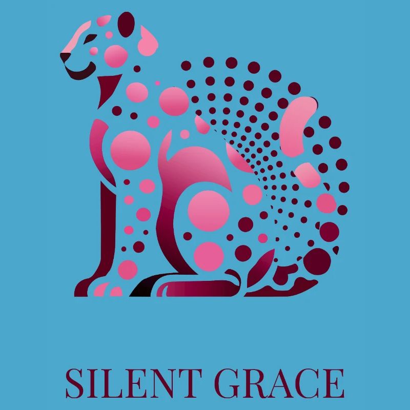 Silent Grace Chat élégant