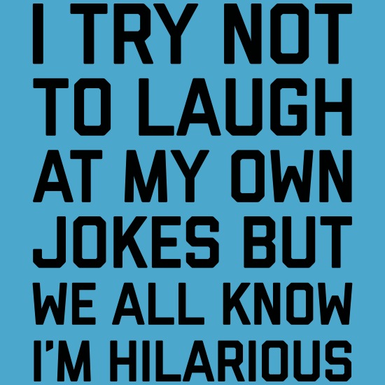 Laugh Own Jokes Funny Quote' Lunchbox | Spreadshirt