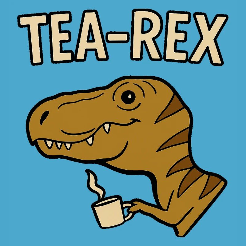 Tea Rex Dinosaur with Cup