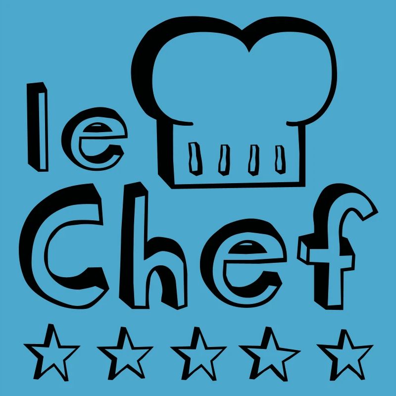 Le Chef Vater, Ehemann oder man Meister der Grill,