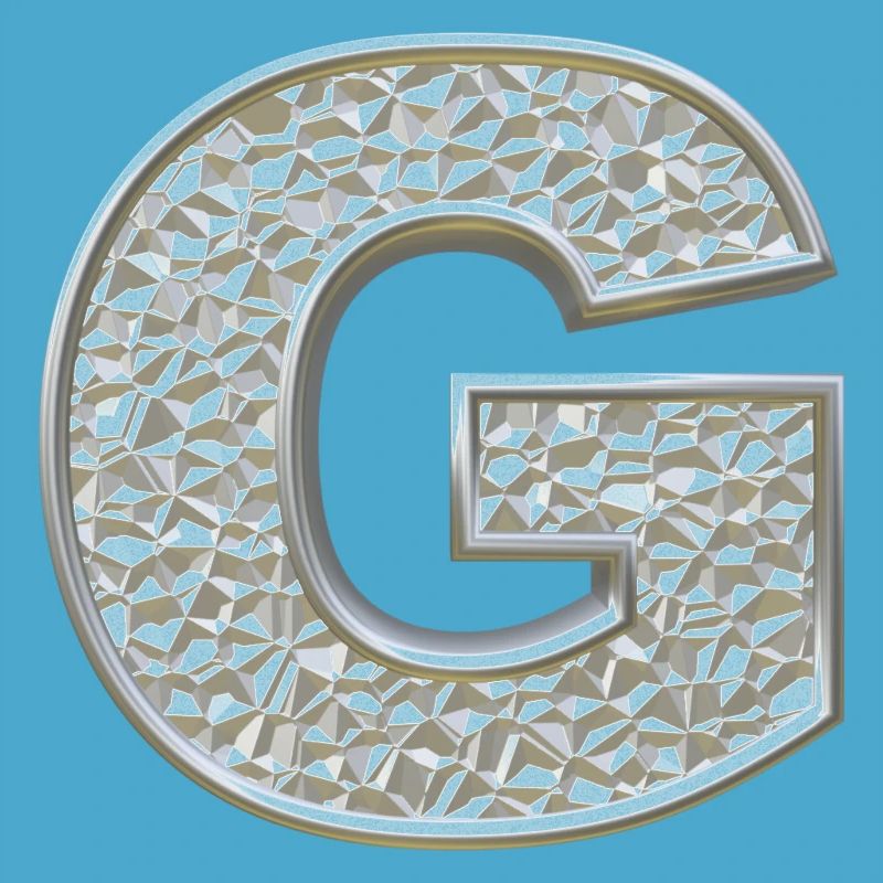 G, letter, letter G, initial, initial G, monogram,