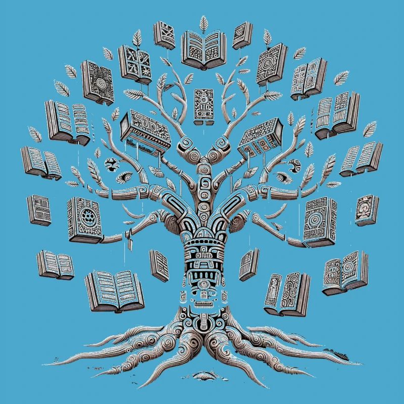 Enchanted Tree of Knowledge: book tree.