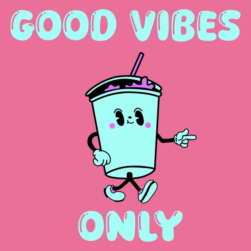 Buvez des vibrations de dessin animé