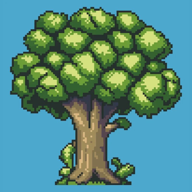 Broccoli Pixel Icon