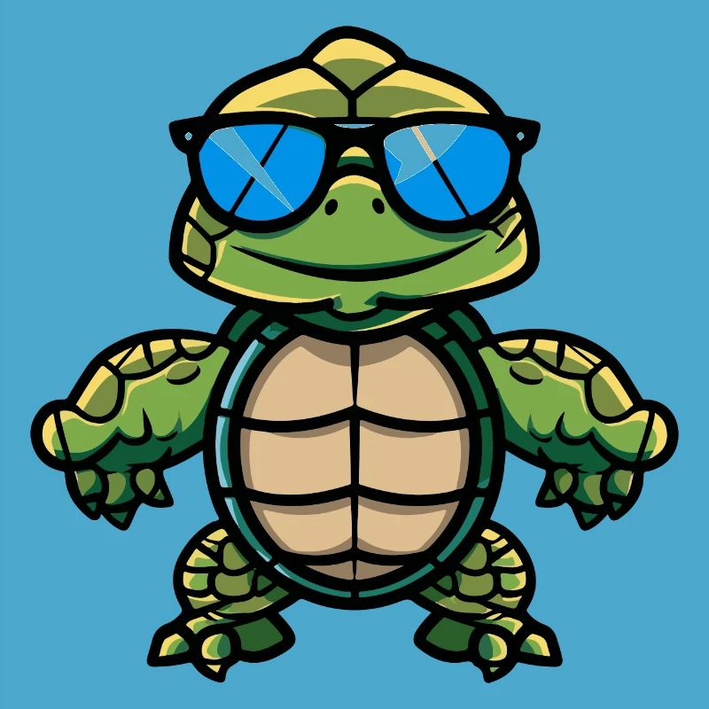 Turtle Comic Cool