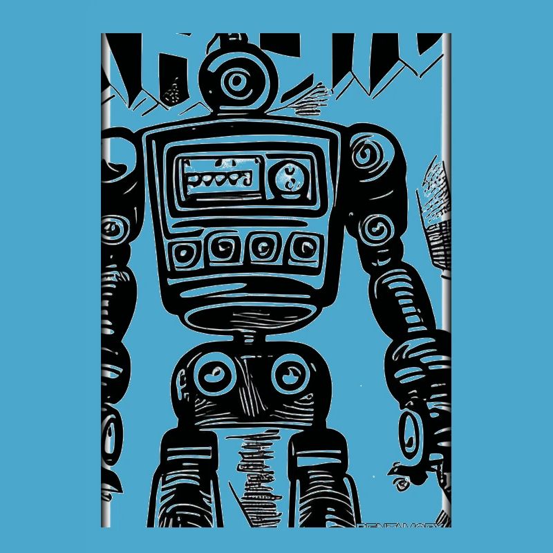 Robot Comic Future Cyborg Machine Technology