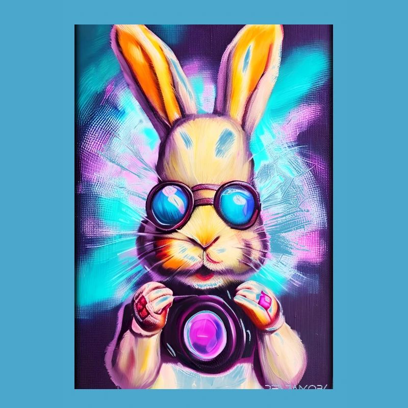 Easter Easter Cyber Future Sci-Fi Animal