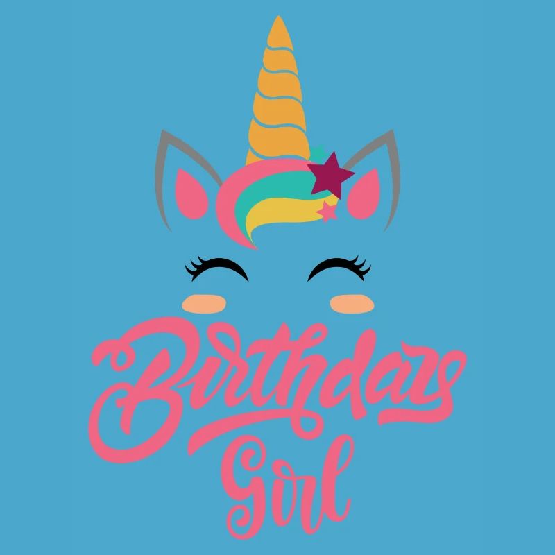 Geburtstagskind-Einhorn-Regenbogen