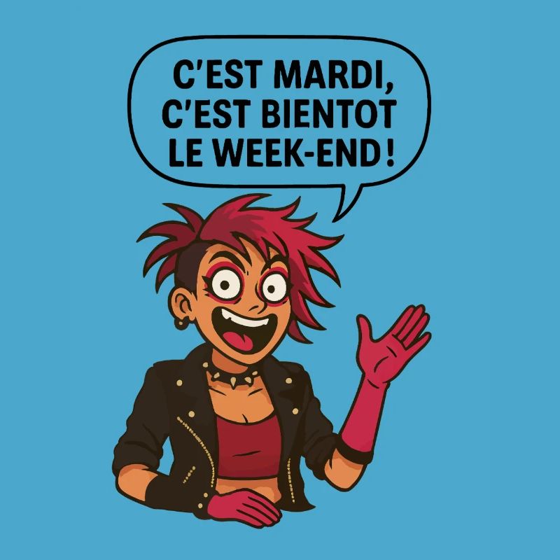 C'est mardi ! C'est bientôt le weekend !