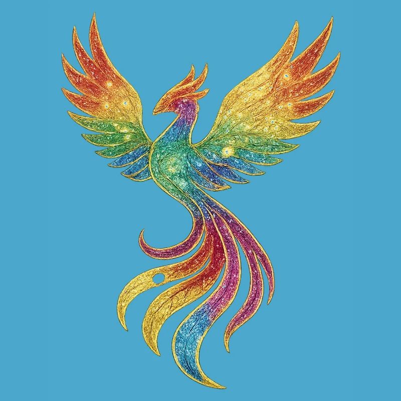 Rainbow Phoenix Spark Splendor