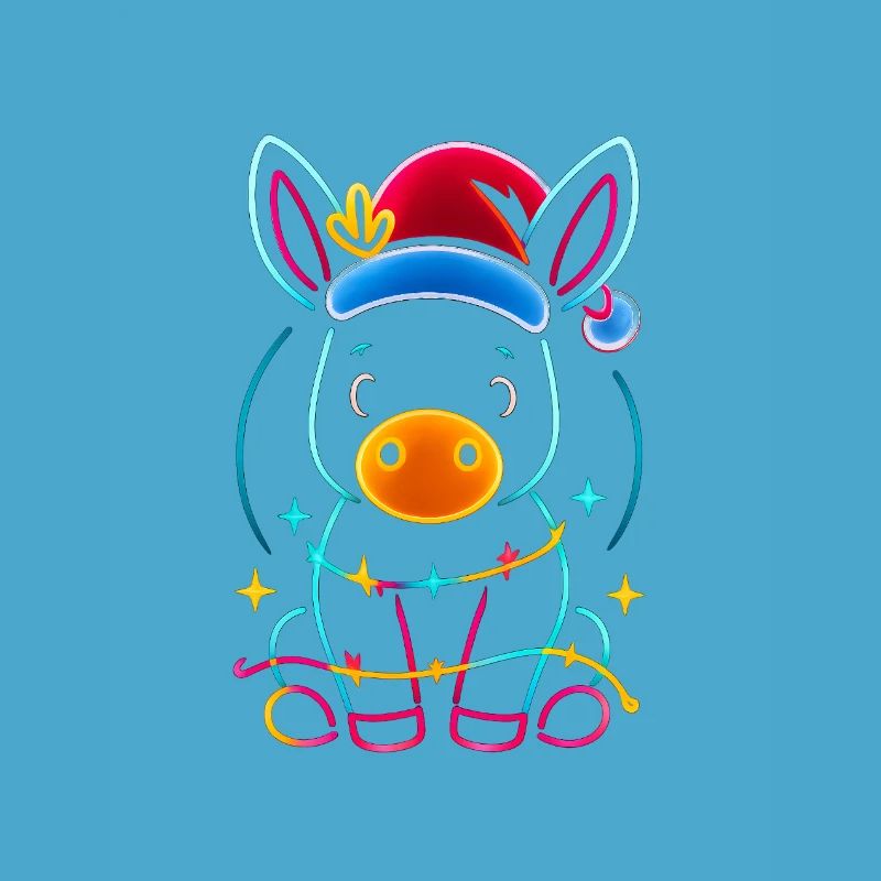 Esel Elfe Weihnachten Lustig Geschenk