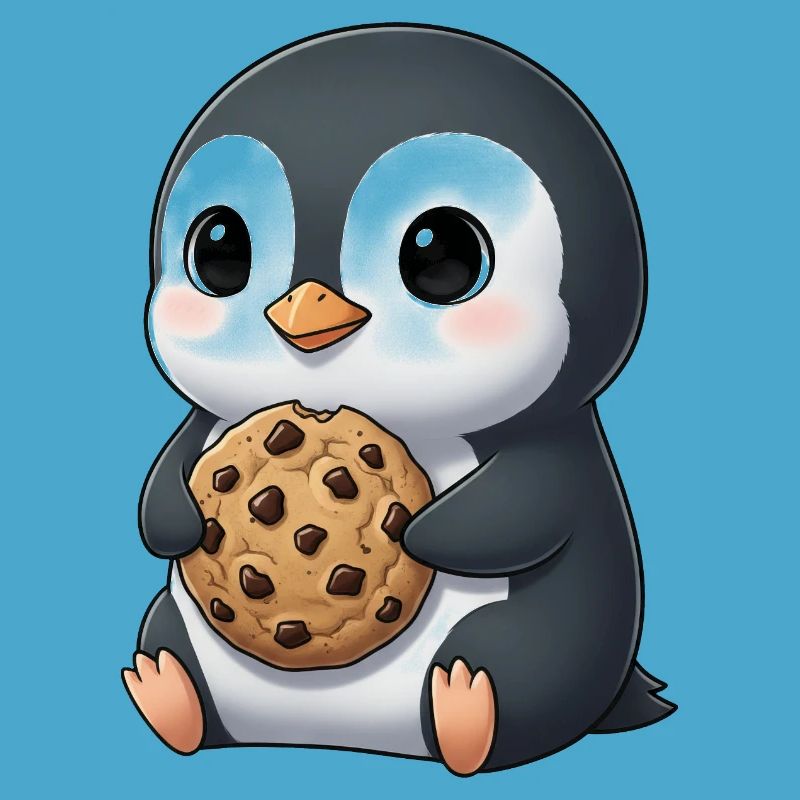 Biscuits pingouins mignons Biscuits de dessin animé Candy