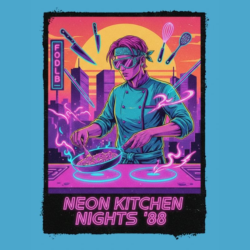Retro Wave Kitchen