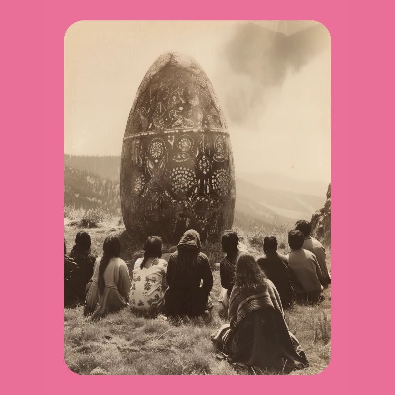 praise the egg monolith